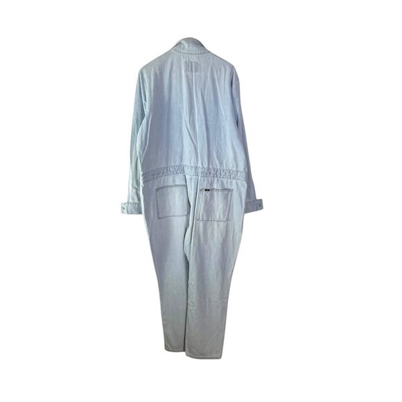 Free People x Lee Union Alls Coveralls Denim Jean Jumpsuit One Piece NWT XLarge - Picture 5 of 7